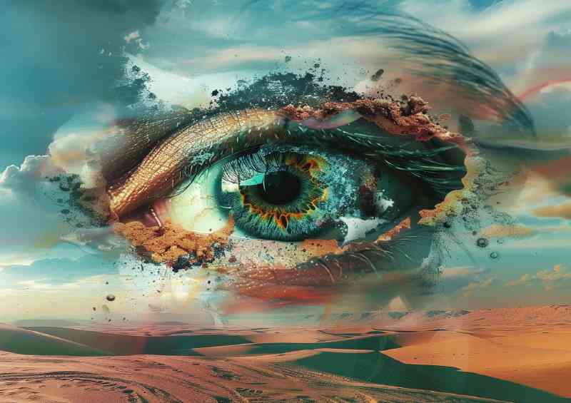 Your image of your eye in dream state