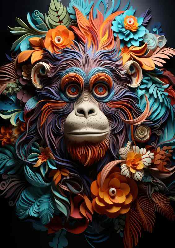 Blooms and Beasts Melvin The Monkey