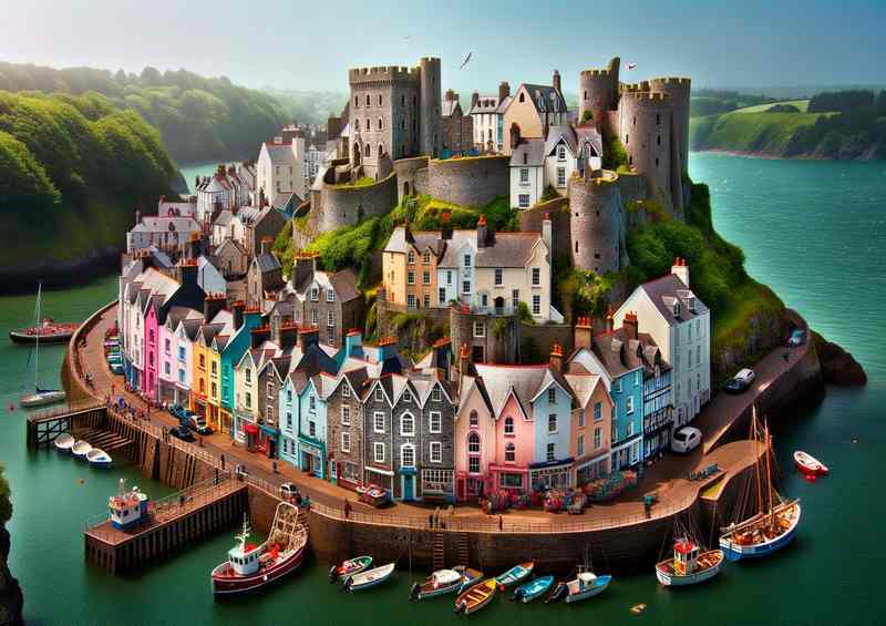 Medieval Welsh Beauty Tenby in Pembrokeshire Wales