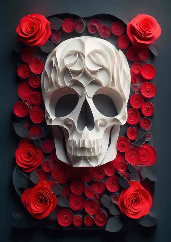 Ephemeral Elegance Of The White Skull