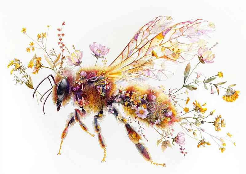 Bee Made with flowers