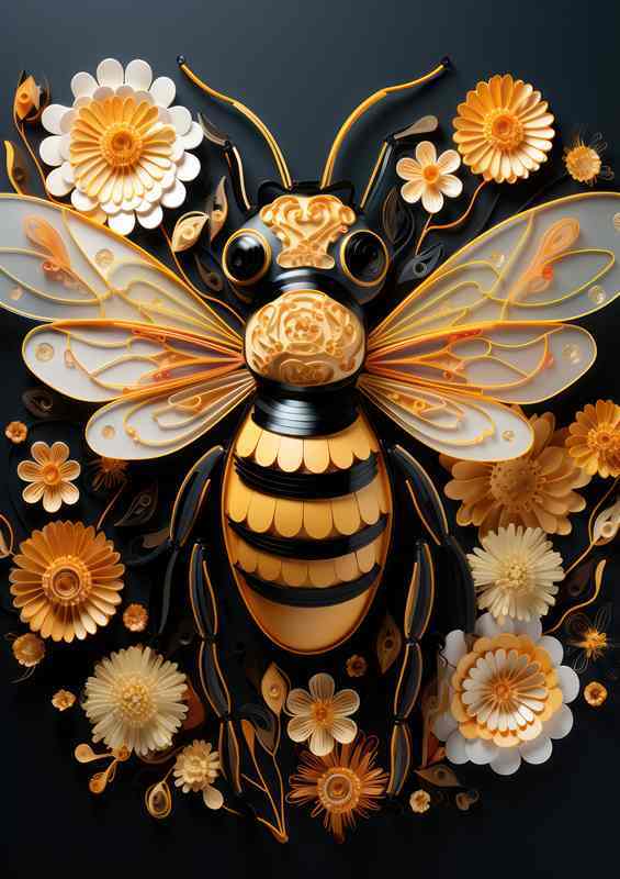 Whispering Petals The Art of Bessie The Bee and Fauna