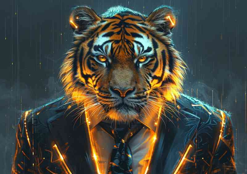 Tiger in the tuxedo