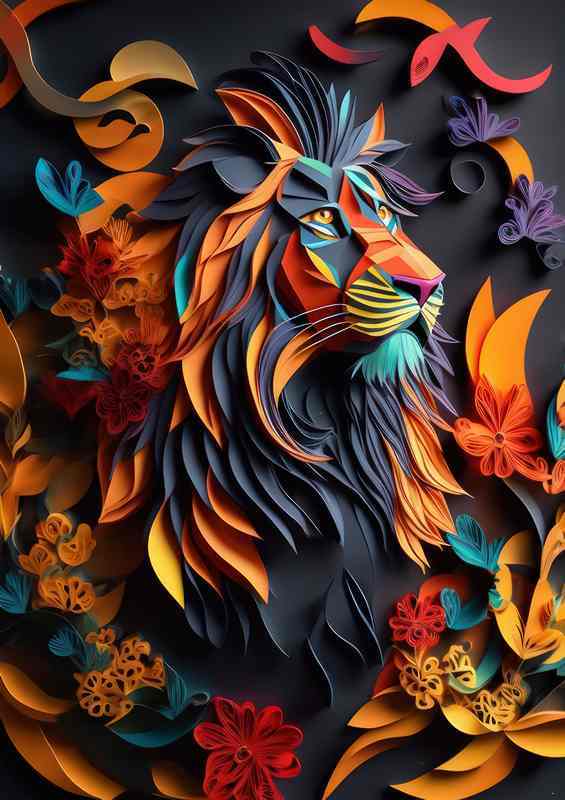 Wildlife in Bloom the Tiger