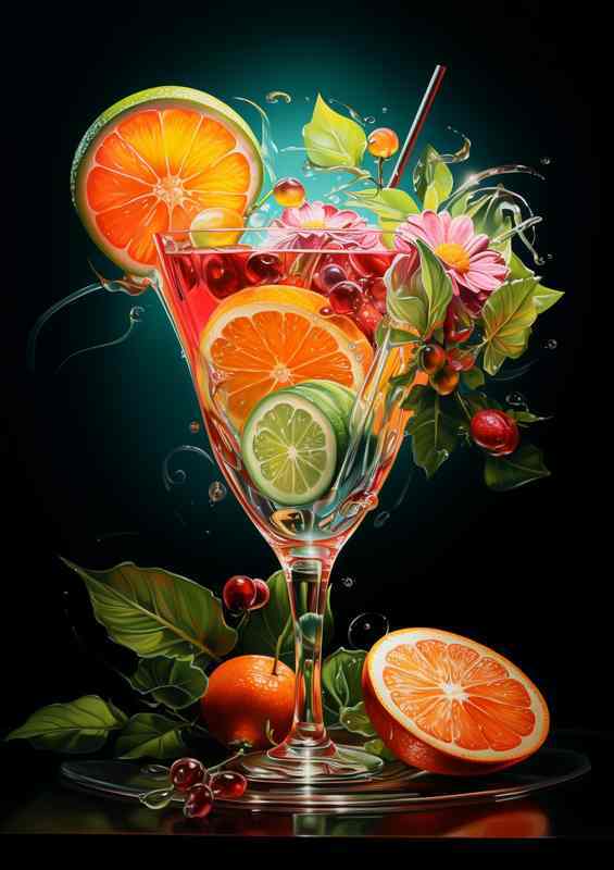 A Display of Artful Drink Designs