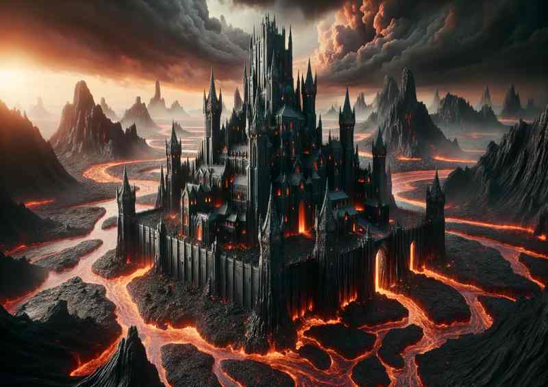 Obsidian Castle Volcanic Fort