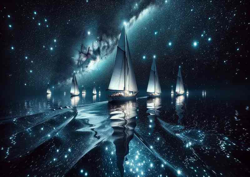 Stellar Seas Constellations Poster