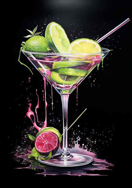 Modern Mixology Artistic Cocktail Martini