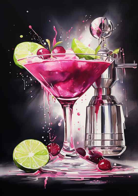 Vivid Vintages A Display of Artful Drink Designs