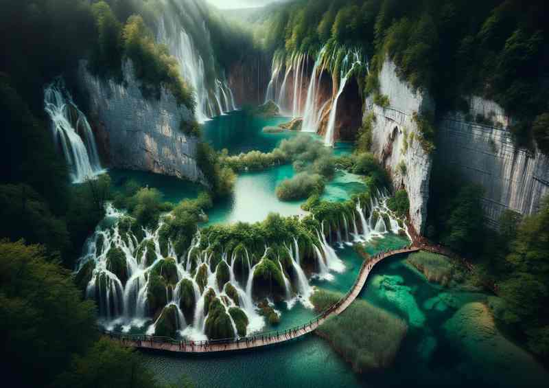 Plitvice Park Waterfalls