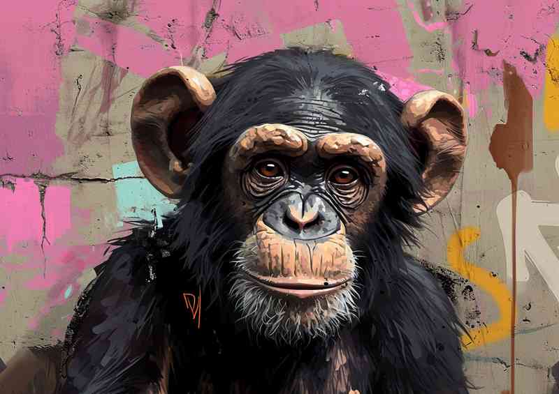 Graffiti street Monkey