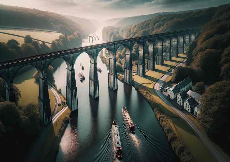 Pontcysyllte Aqueduct Metal Poster