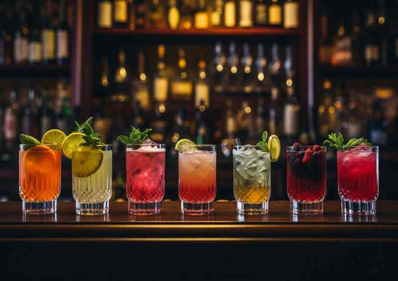 Bar Shadows Liquor & Cocktail Art