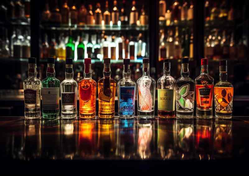 Eerie Elixirs A Gallery of Liquor Bottles