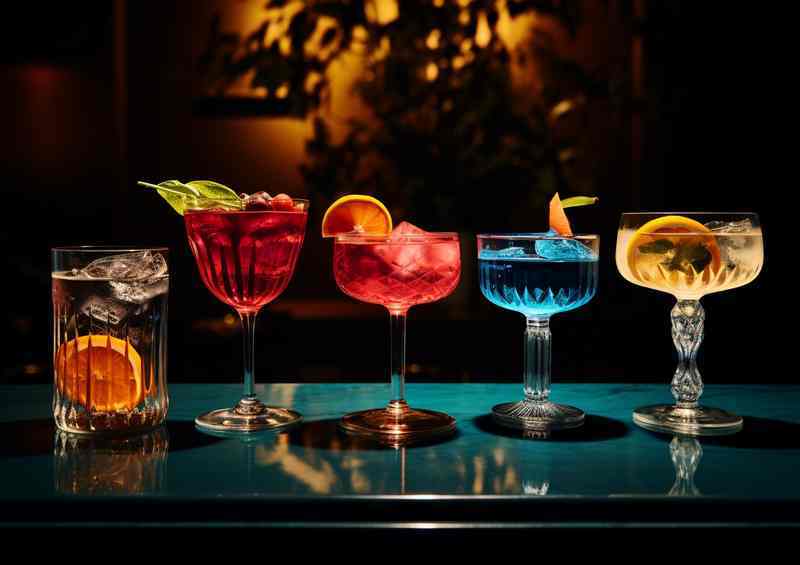 Gothic Glam Margarita Artwork with a Dark Twist