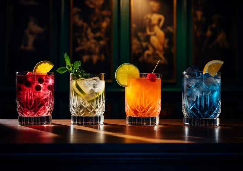 Mystical Margaritas Cocktail Art Prints