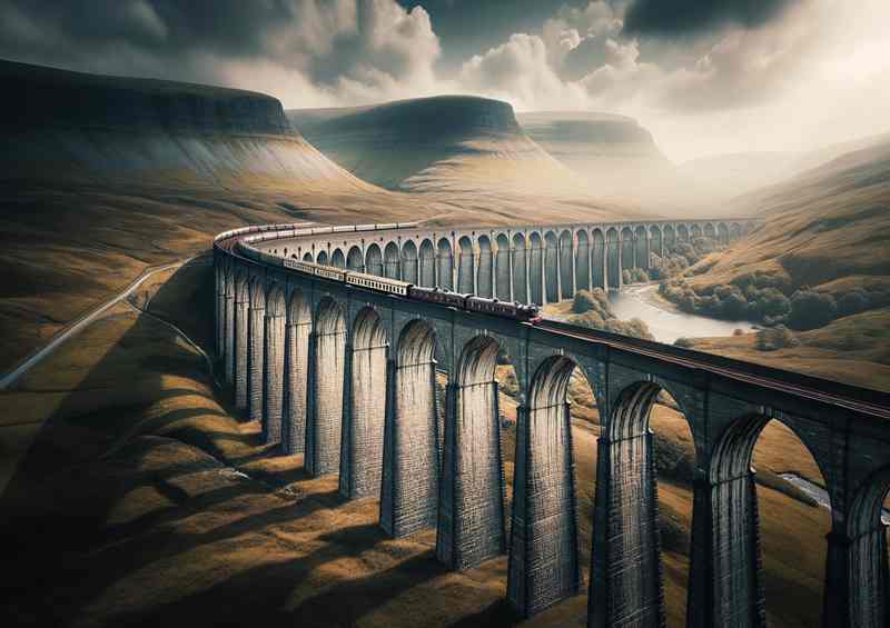 Ribblehead Yorkshire Metal Poster