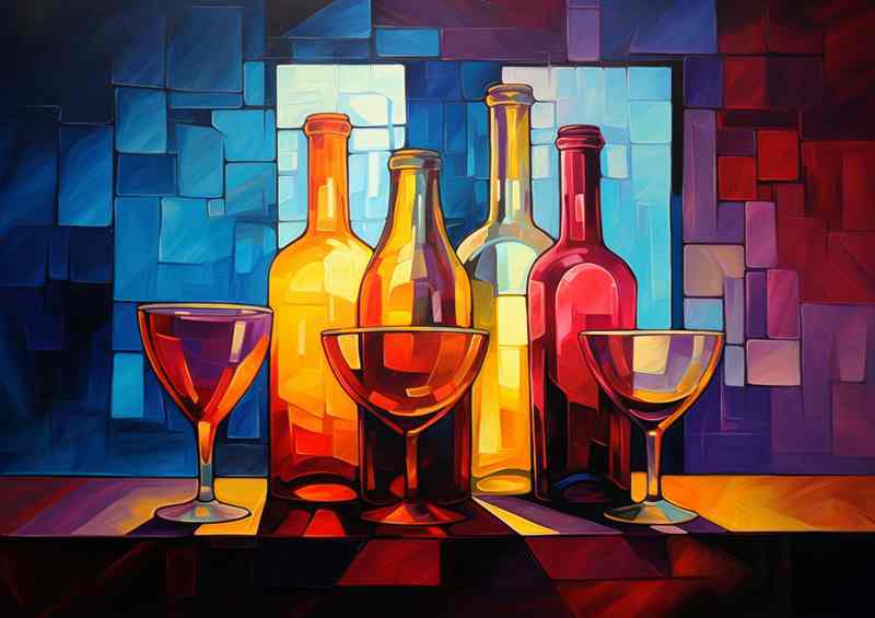 Twilight Tipples Liquor Bottles in Dark Themes