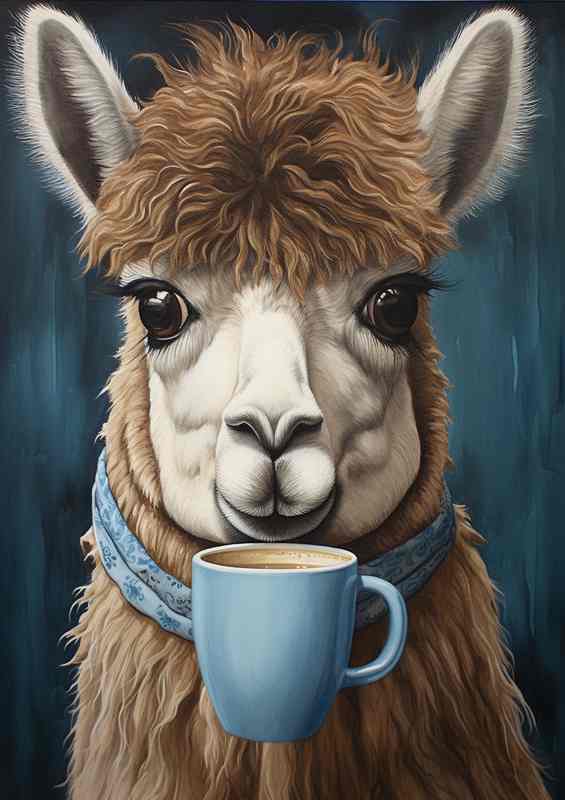 Coffee cup Llama
