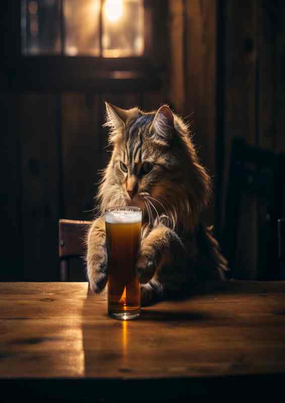 Comical Catscape From Beer to Tantalizing Treats