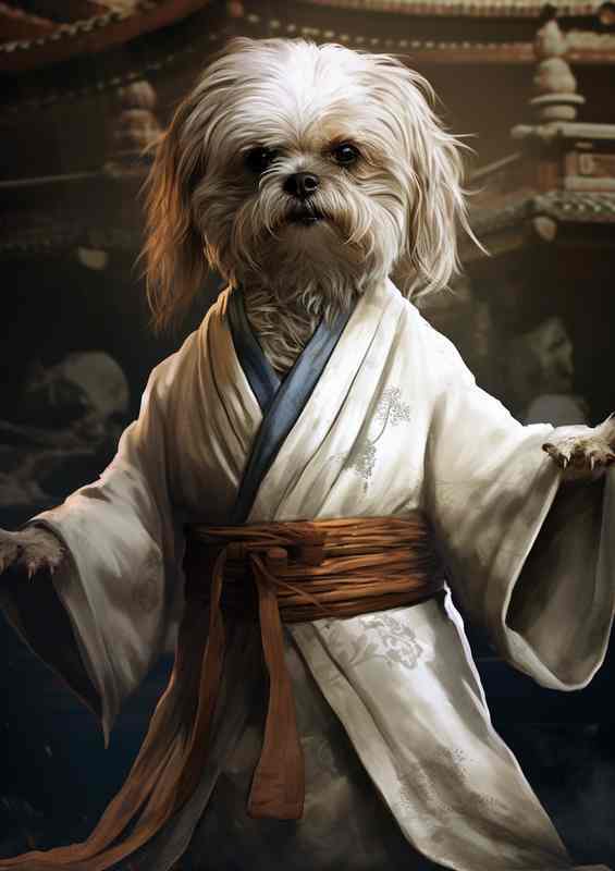 Dogs in White Robes