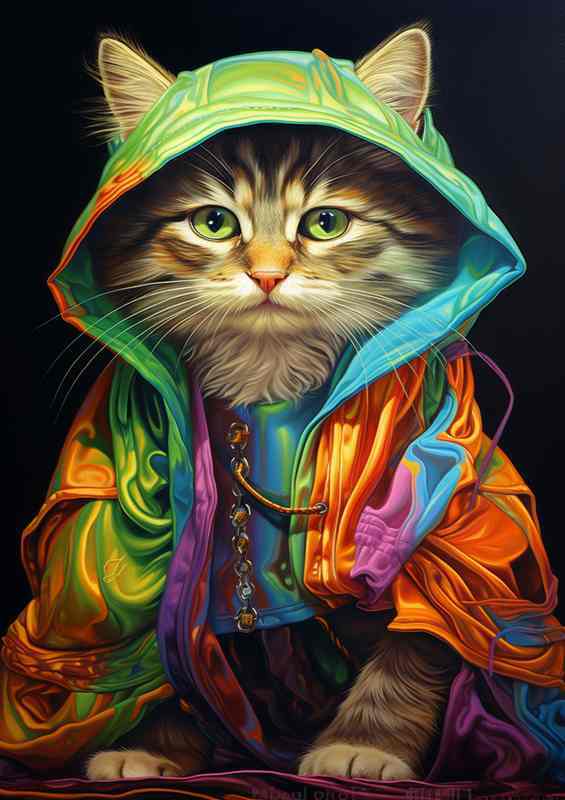 Feline Elegance Meets the Future