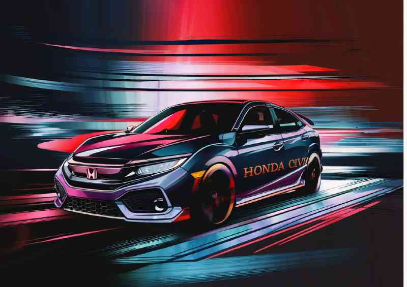 A Stunning design of a honda civic