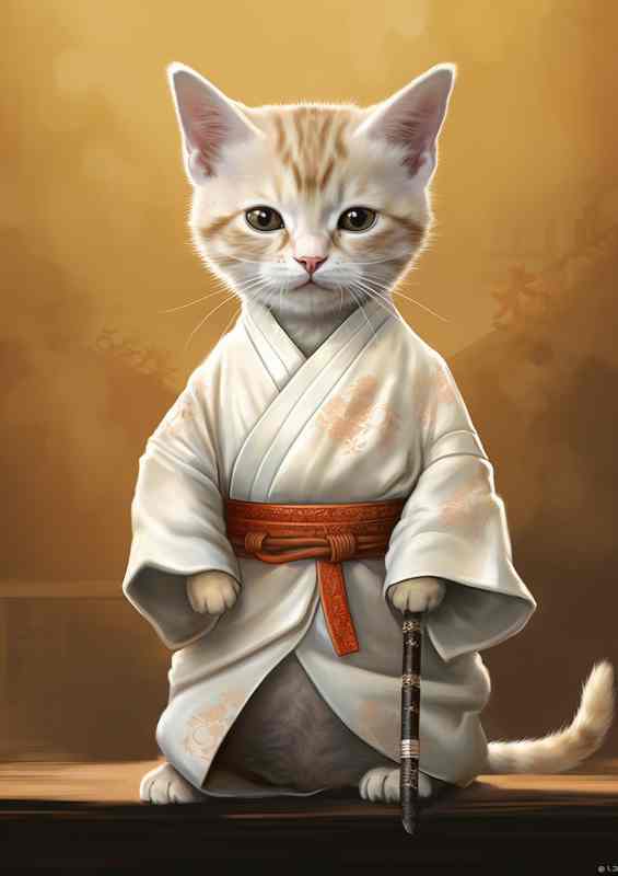 Karate Cat Chronicles Feline Warriors in Action
