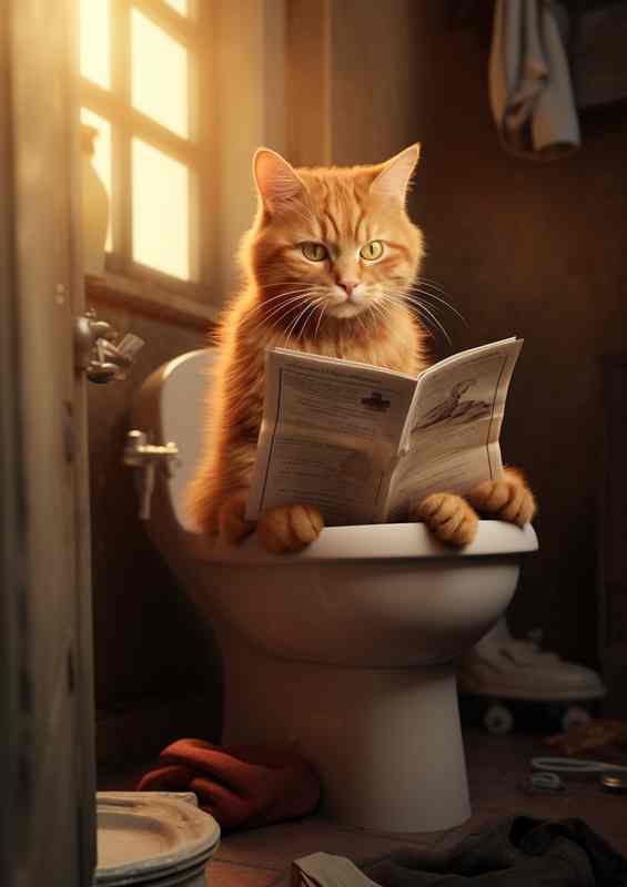 News and Naps The Dual Life of the Modern Cartoon Cat