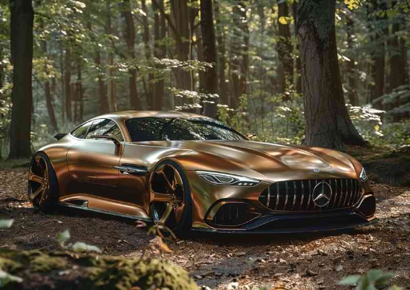 Mercedes AMG concept Inspired style car parked