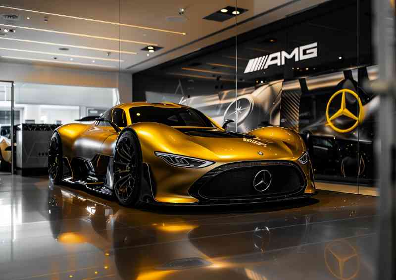 Mercedes style AMG golden style vision