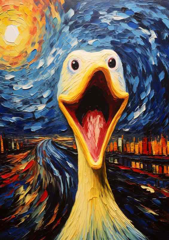 The scream a goose