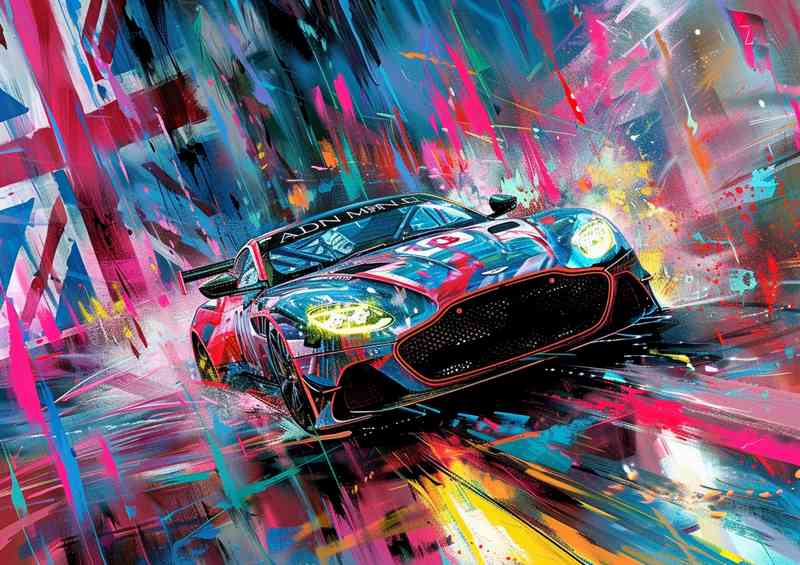 Painting style of an Aston Martin DBS