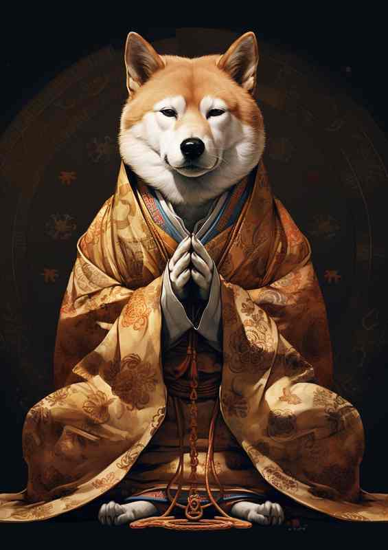 Zen Pups Shibitsa Dog Art for Animal Lovers