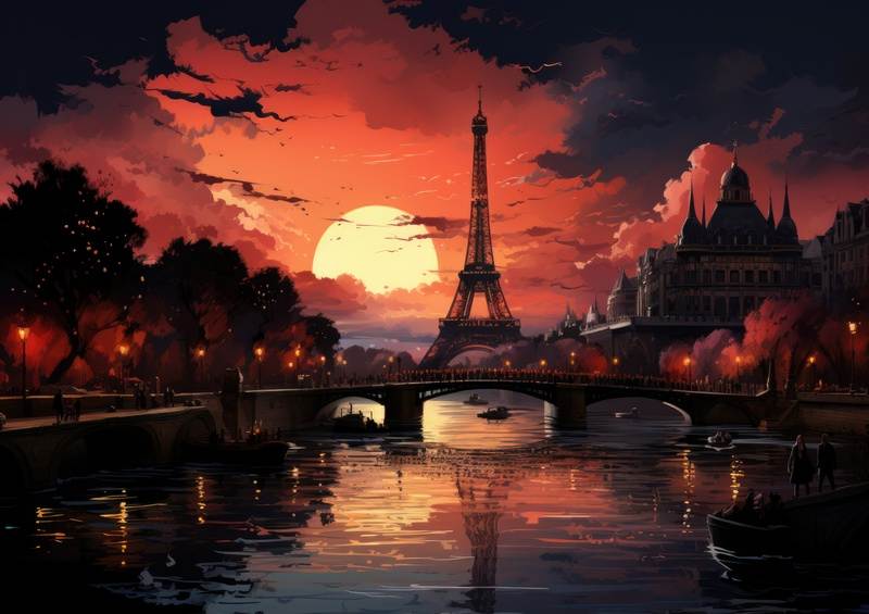 River view of the Effiel Tower