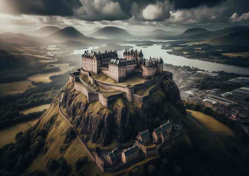 Stirling Castle Scotland Located on a volcanic crag