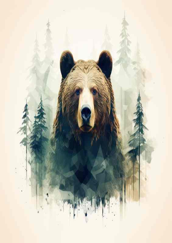 Untamed Beauty A Glimpse of the Wild Bear