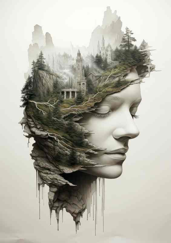 Whispering Wilderness Womans Exposure Forest Dreams