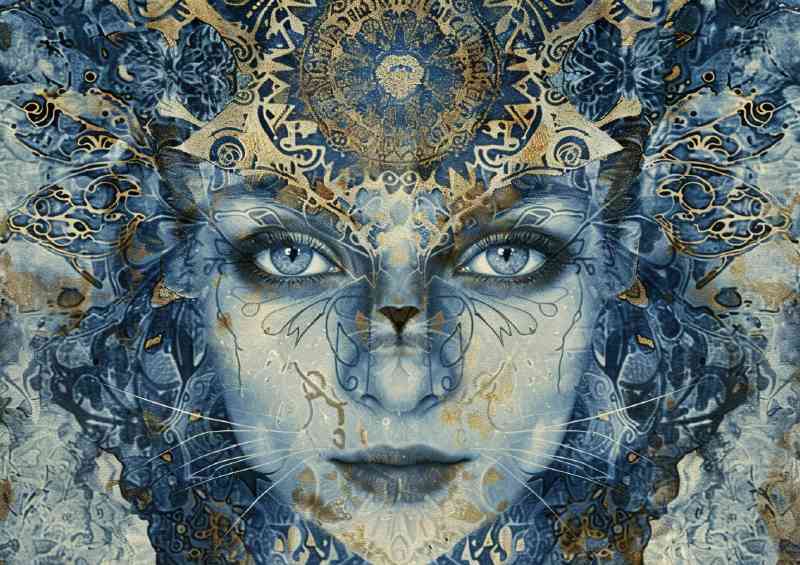 Woman in a fantasy world