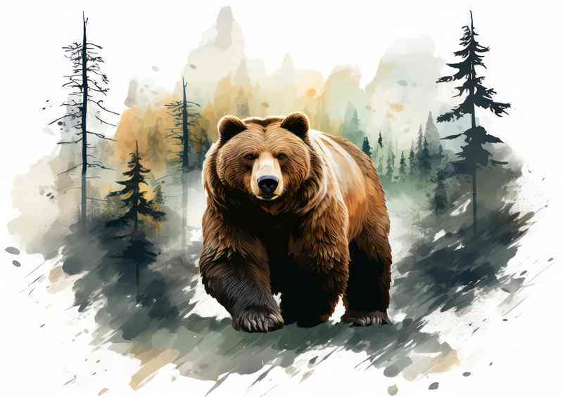 Natures Symph Forest Double Vision Bear