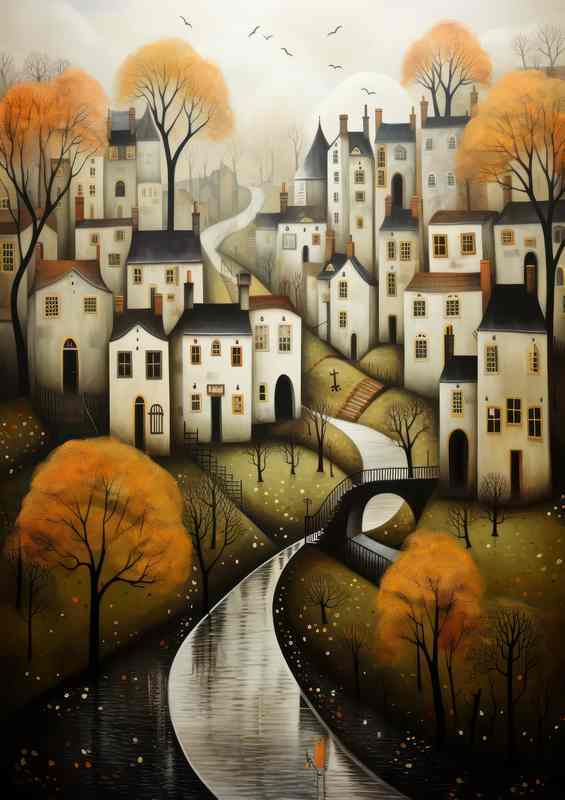 Artful Village Pastel Whimsy Everywhere