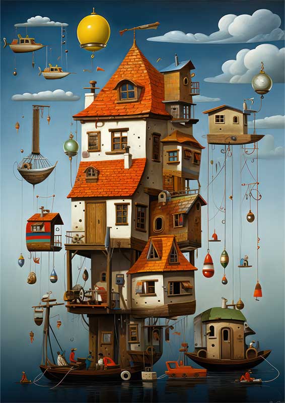 Beyond Reality Tinted Surrealist Journey