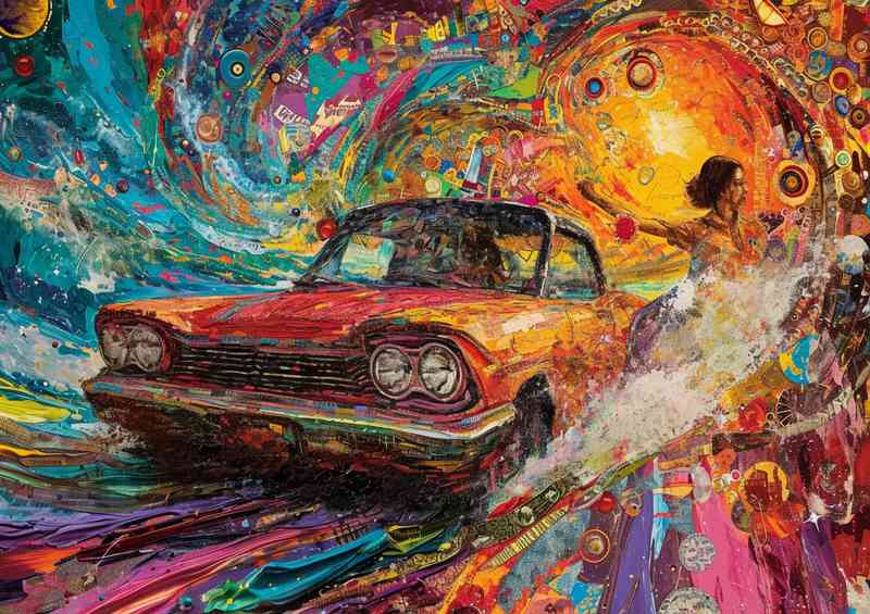 Collage driving the world of mixed art