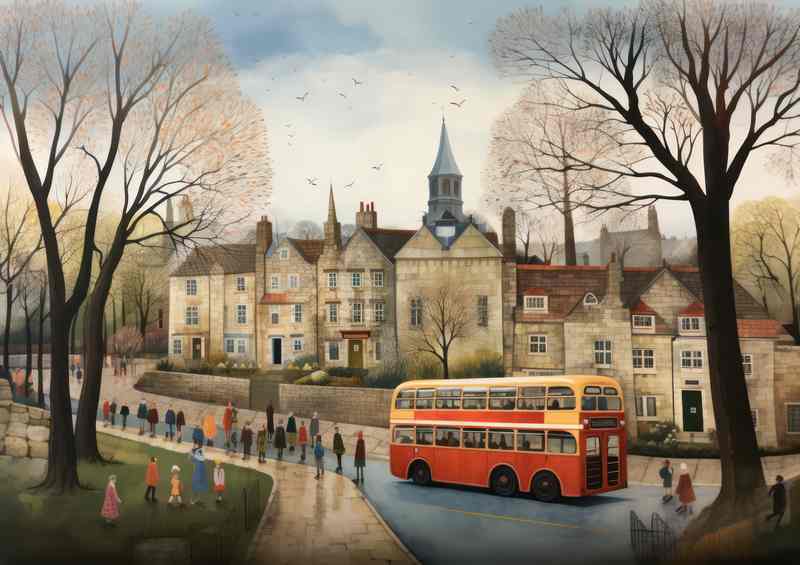 Charming Whimsy Artful town Exploration