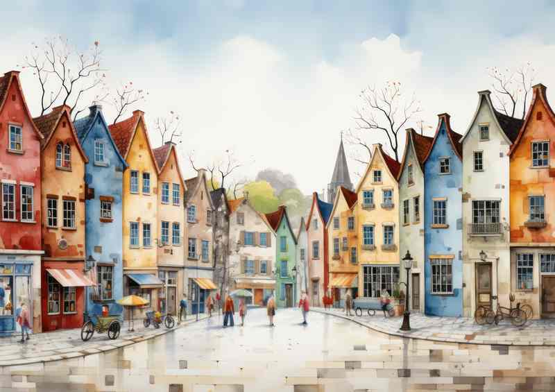 Charming Whimsy Colourful Village Adventures
