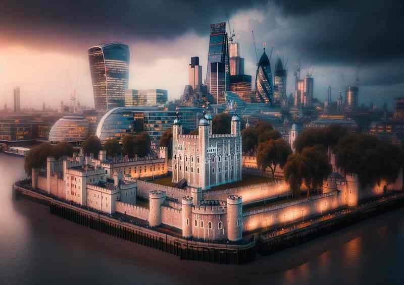 Tower of London Historical Gem beside the River Thames
