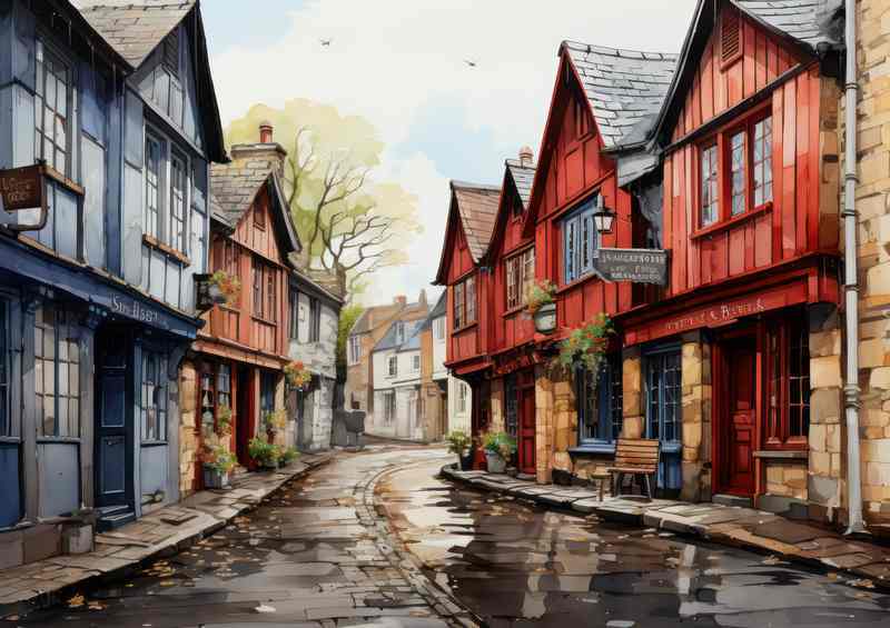Colourful Streets Quaint Village Adventures