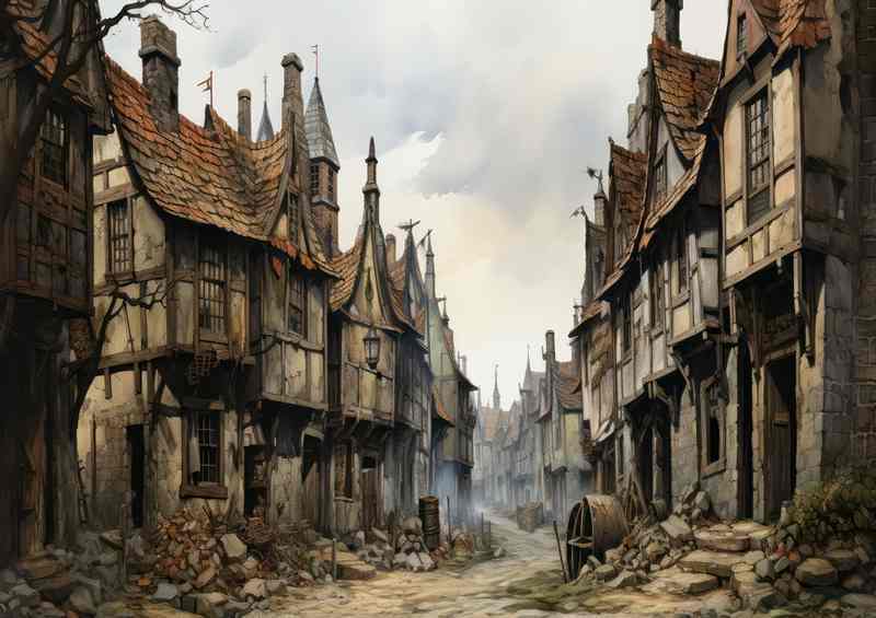 Enchanted Village Quirky Fantasy