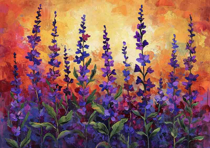 Purple flowers during summers day