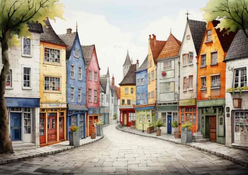 Enchanted Village Whimsical Fantasy Unveiled